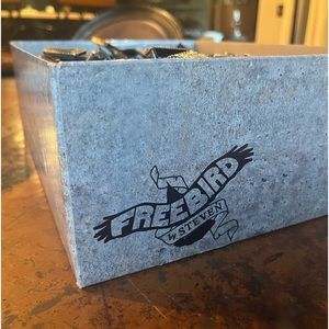 Free bird size 8 stylish leather bootie, never worn. Original box.